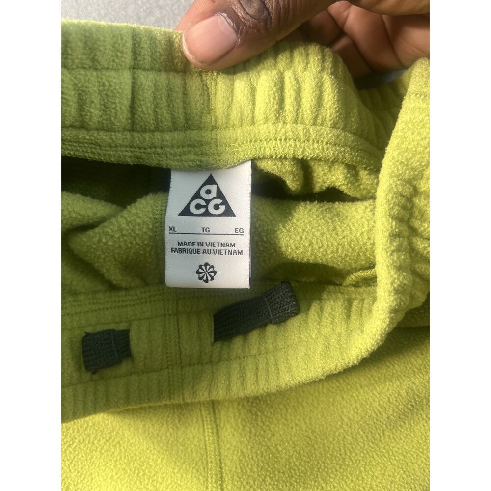 Nike ACG Kids XL Green Fleece Sweatpants Jogger Activewear for Boys Girls